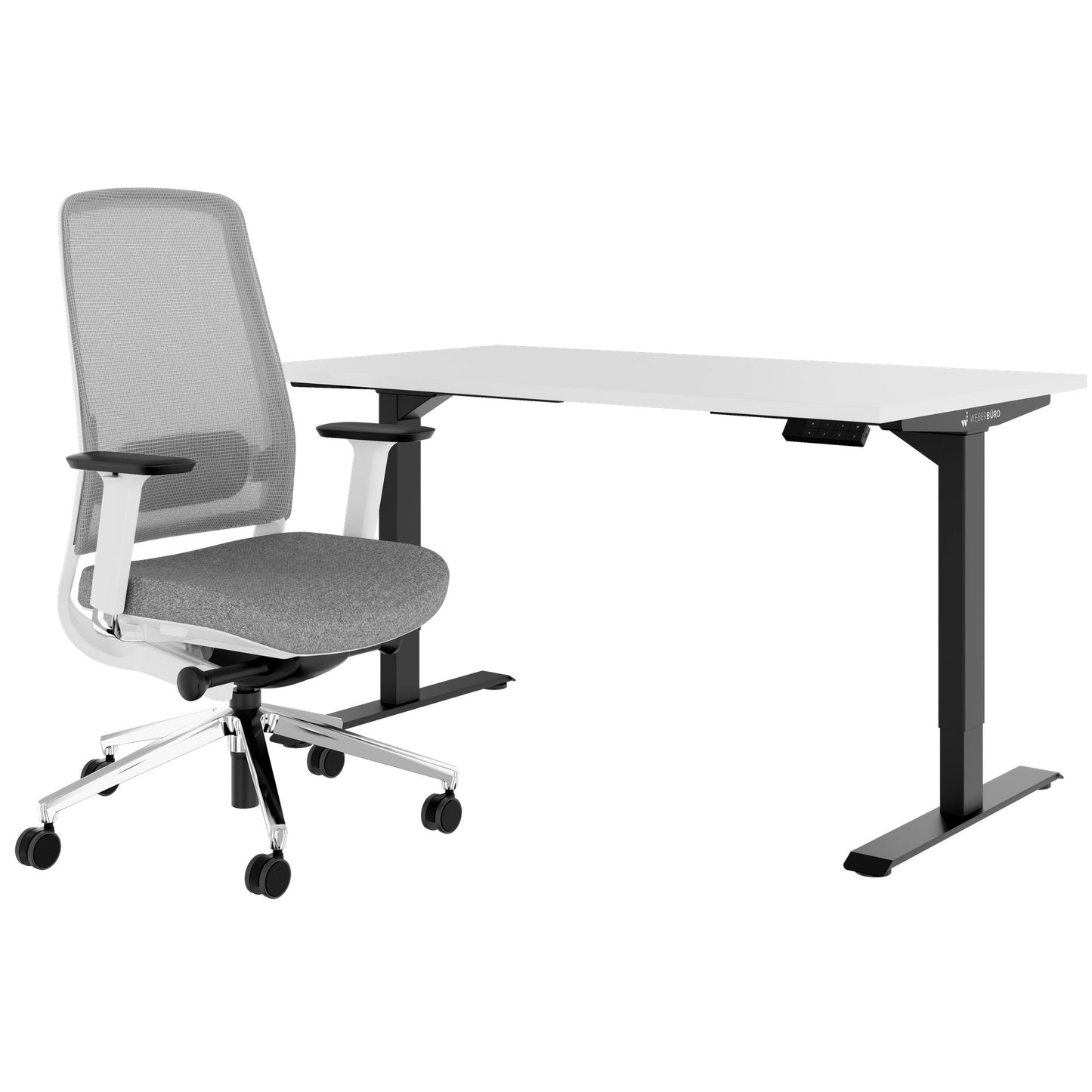 TELDRA Home & FILO | Set per postazione di lavoro, bianco