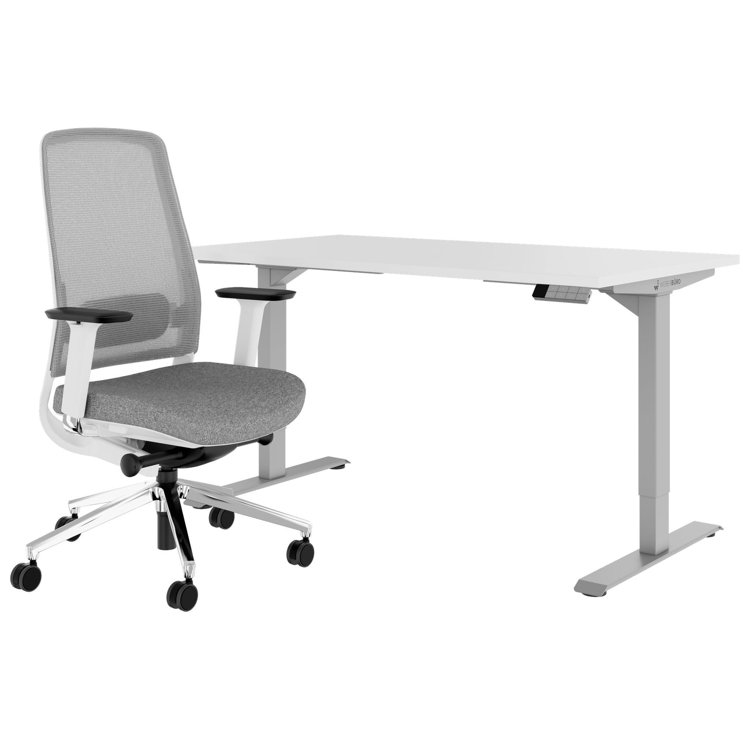 TELDRA Home & FILO | Set per postazione di lavoro, bianco