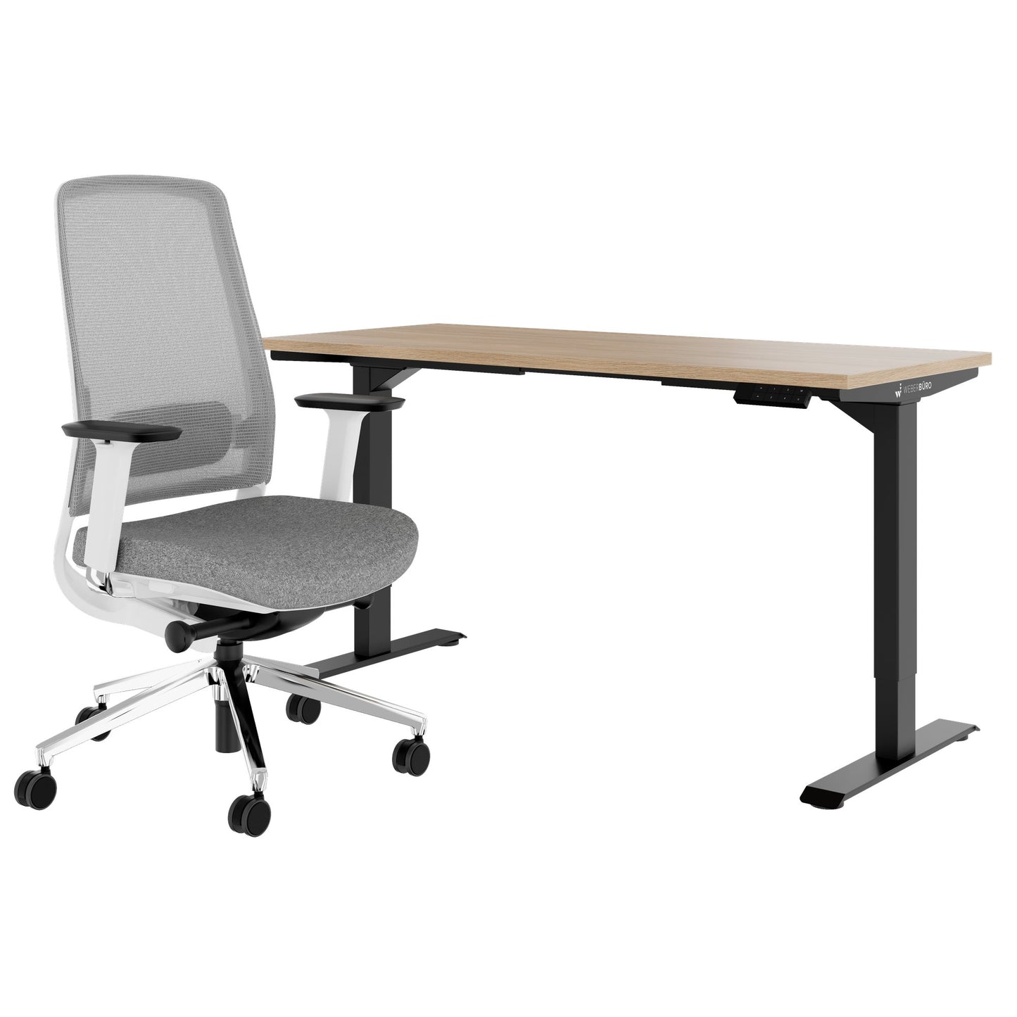 TELDRA Home & FILO | Set per postazione di lavoro, rovere ambra