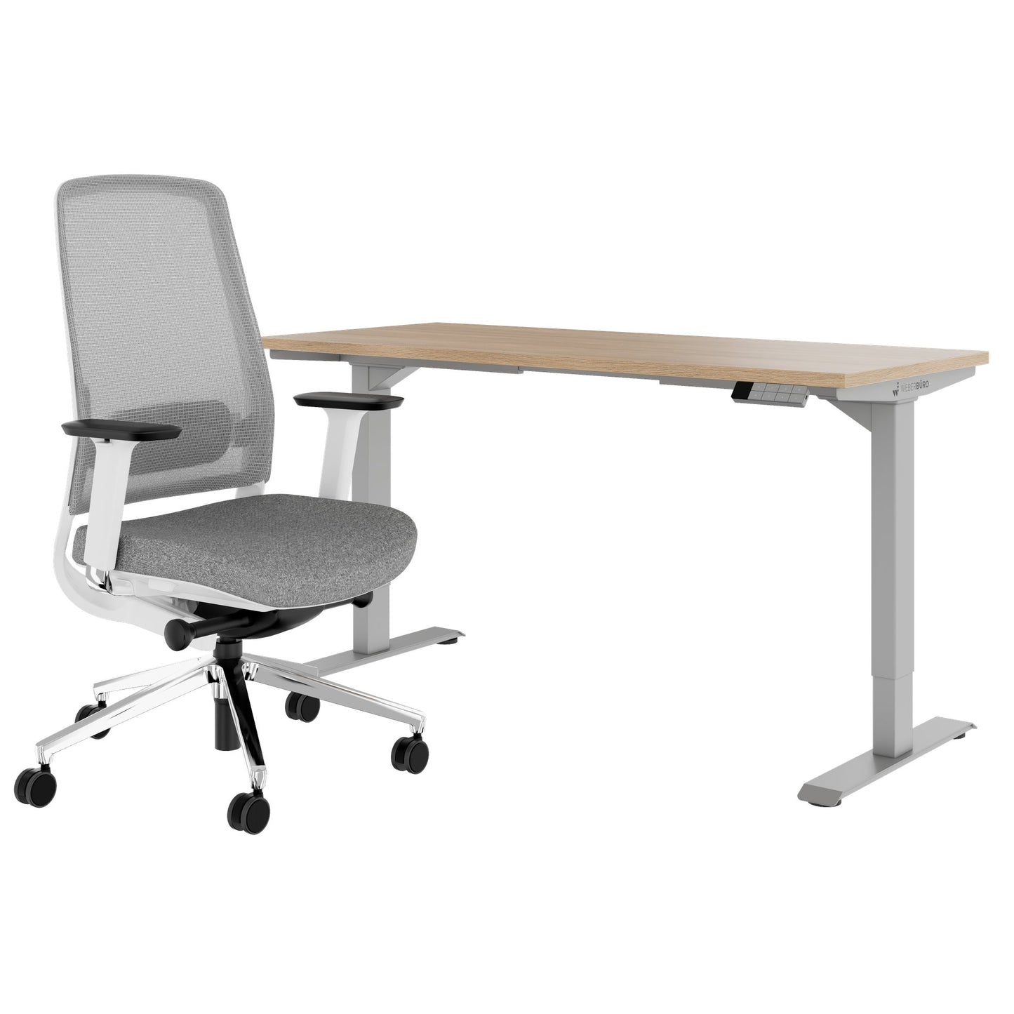 TELDRA Home & FILO | Set per postazione di lavoro, rovere ambra