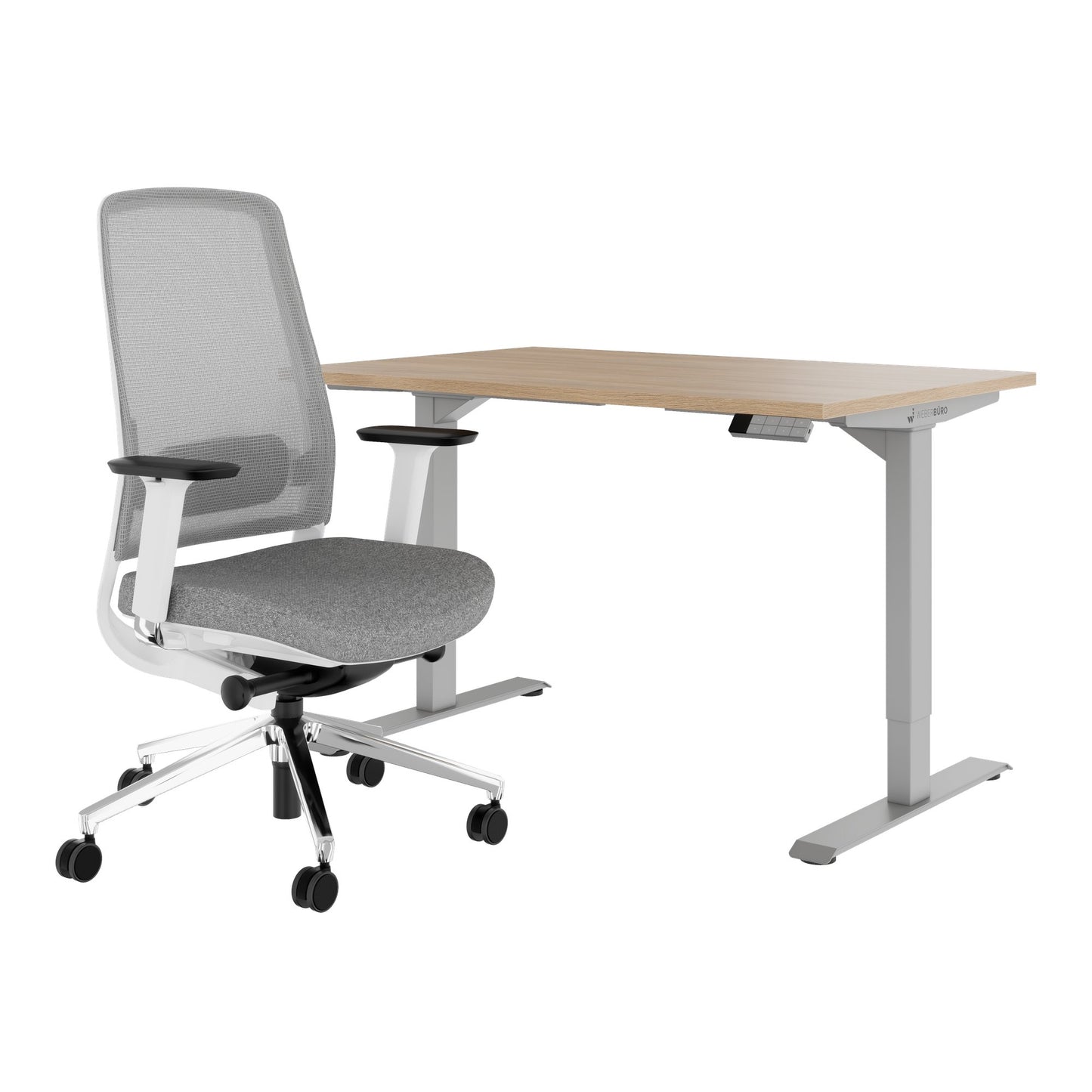 TELDRA Home & FILO | Set per postazione di lavoro, rovere ambra
