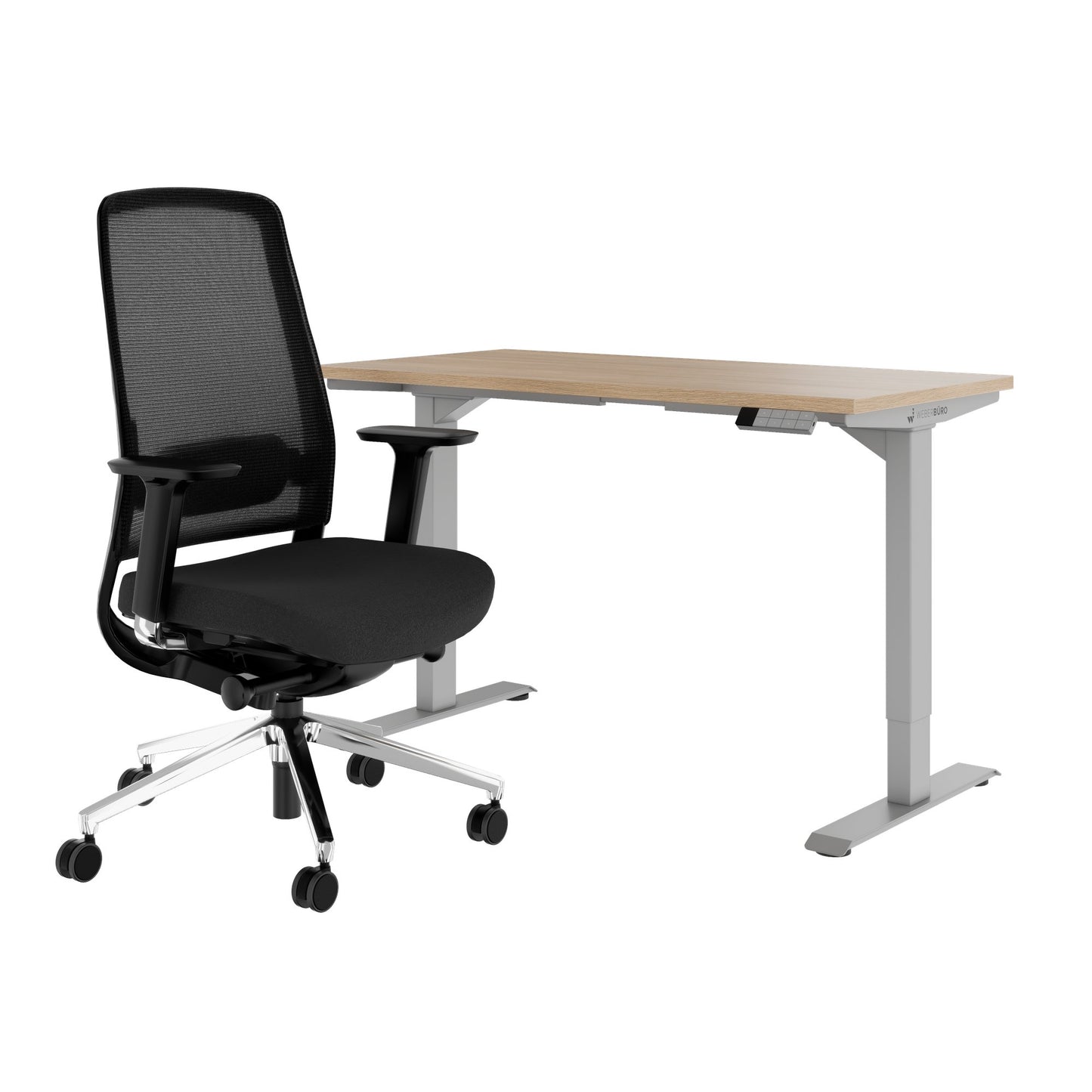 TELDRA Home & FILO | Set per postazione di lavoro, rovere ambra