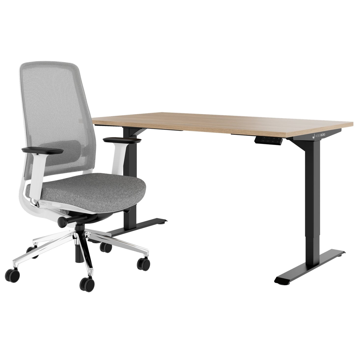 TELDRA Home & FILO | Set per postazione di lavoro, rovere ambra