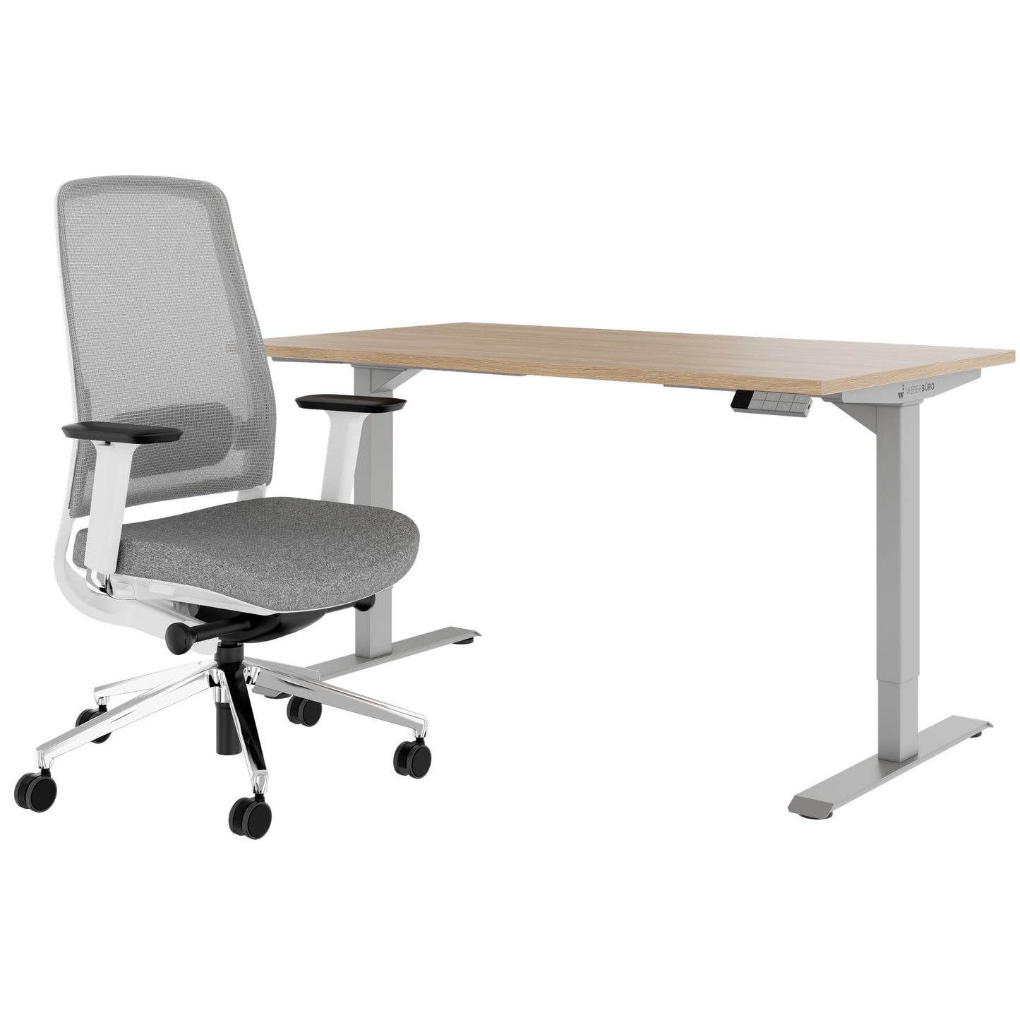 TELDRA Home & FILO | Set per postazione di lavoro, rovere ambra