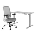 TELDRA Home & FILO | Ensemble pour poste de travail, gris perle - 1 Thumbnail Image