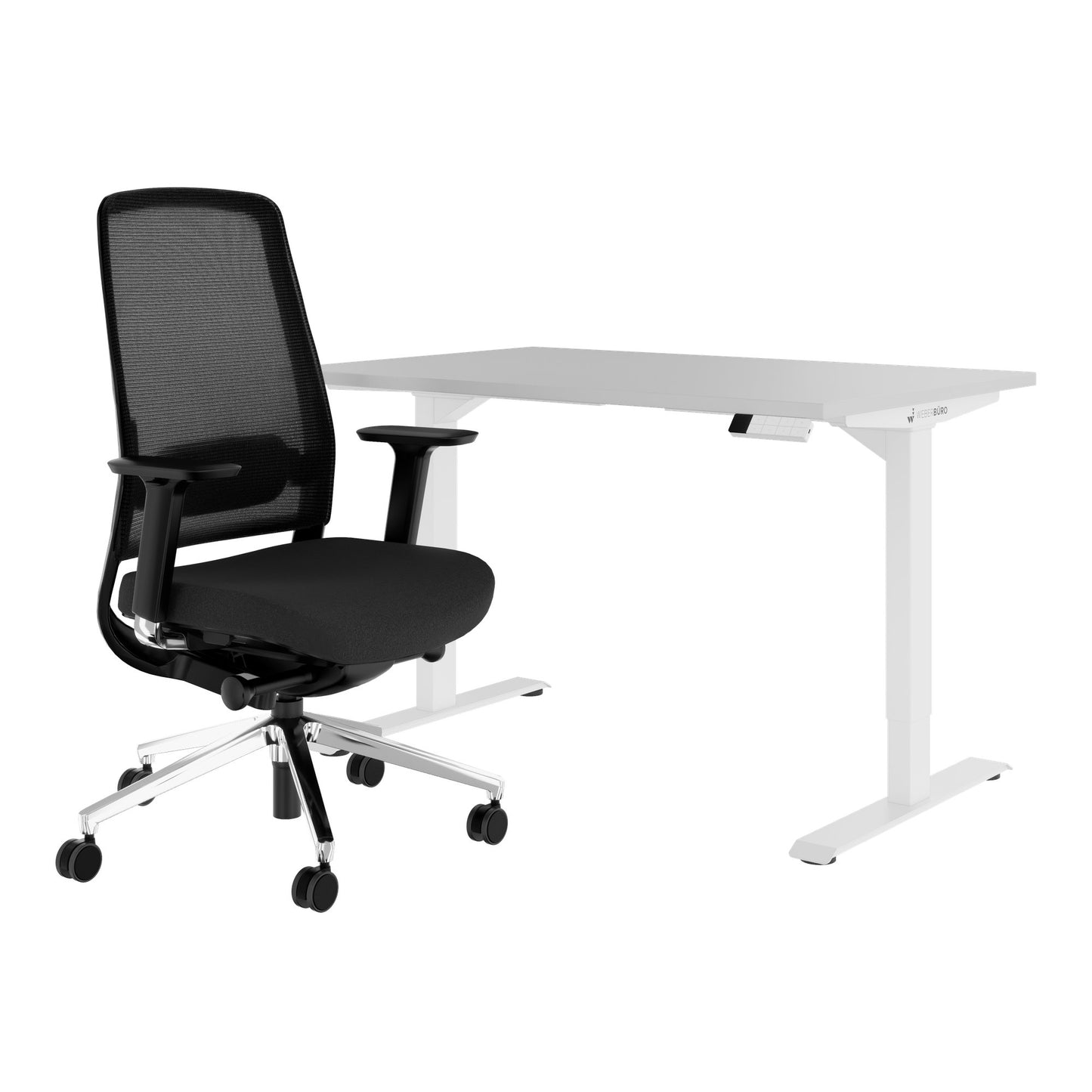 TELDRA Home & FILO | Set per postazione di lavoro, grigio perla