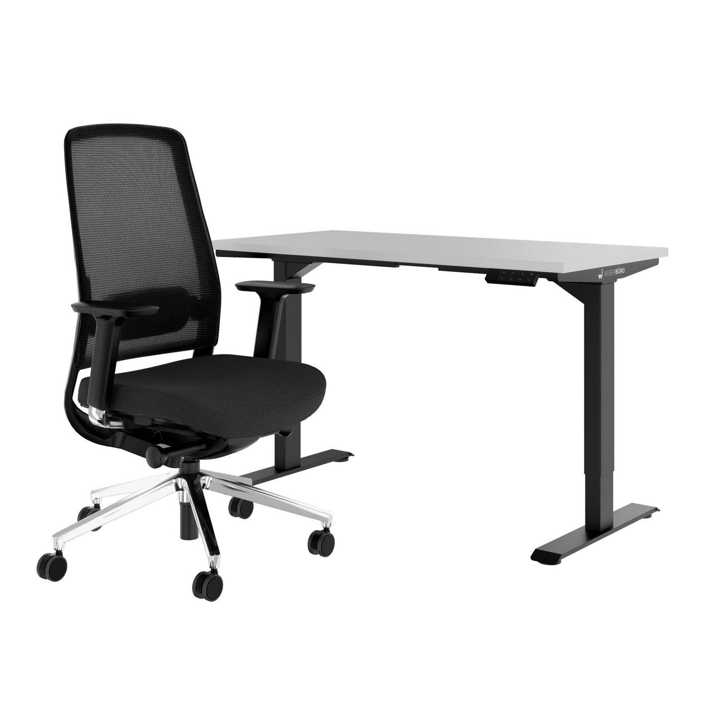 TELDRA Home & FILO | Set per postazione di lavoro, grigio perla