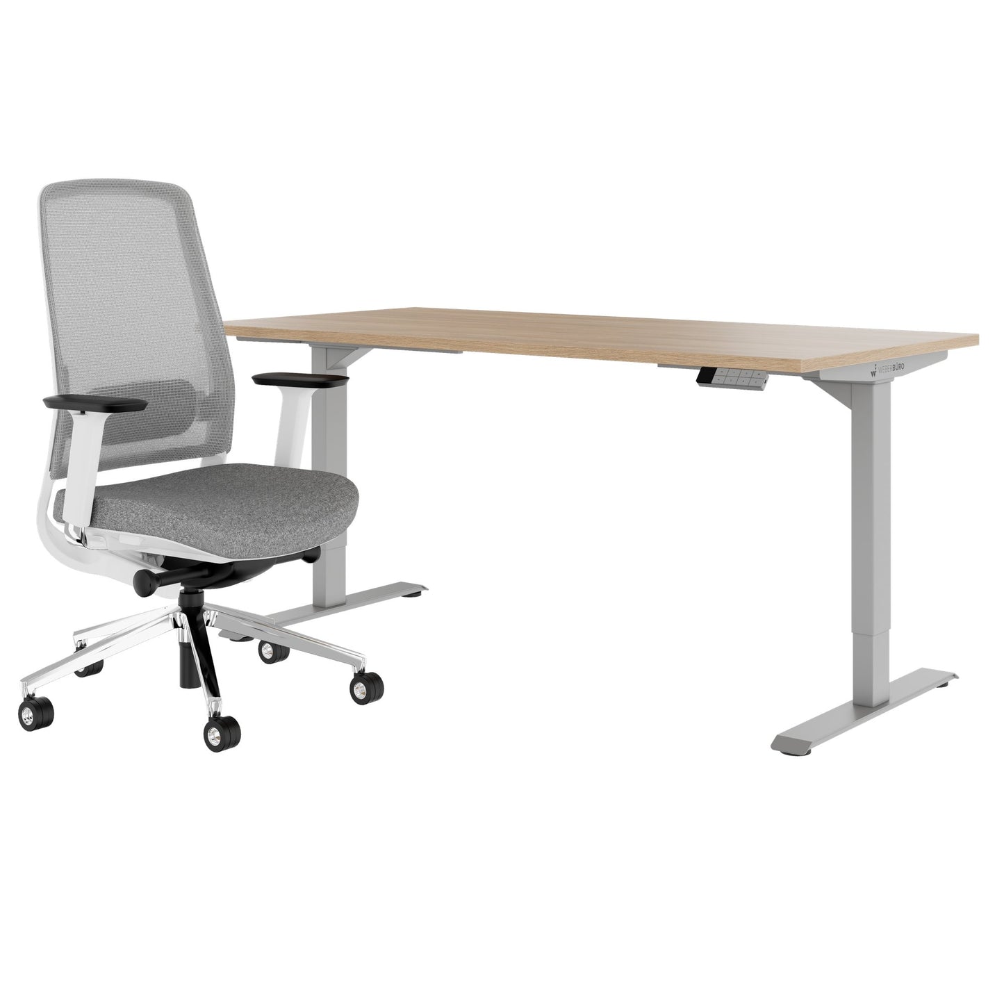 TELDRA Home & FILO | Arbeitsplatz-Set, Bernsteineiche
