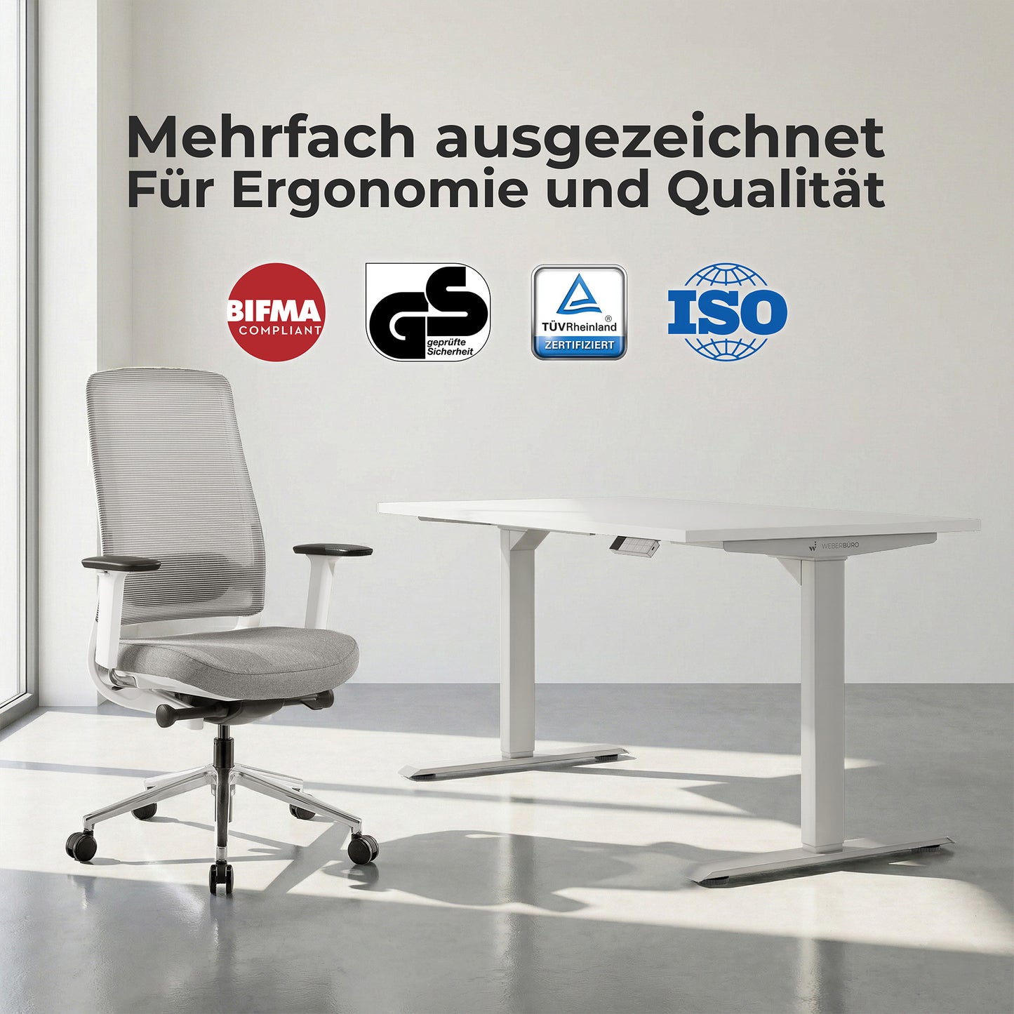 TELDRA Home & FILO | Arbeitsplatz-Set, Weiß