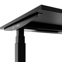 TELDRA Office, 2-motor desk | 1200 - 1600 x 800 mm, electrically height adjustable, black