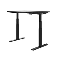 TELDRA Office, 2-motor desk | 1200 - 1600 x 800 mm, electrically height adjustable, black