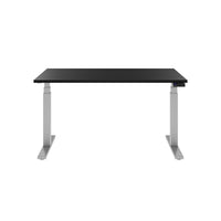 TELDRA Office, 2-motor desk | 1200 - 1600 x 800 mm, electrically height adjustable, black