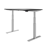 TELDRA Office, 2-motor desk | 1200 - 1600 x 800 mm, electrically height adjustable, black