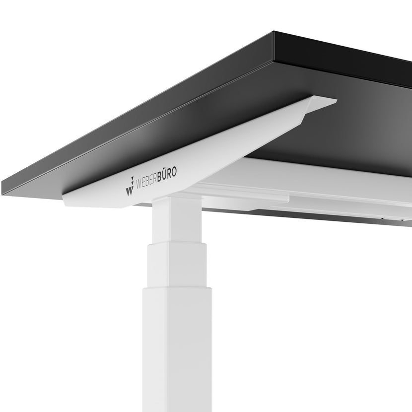 TELDRA Office, 2-Motoren-Schreibtisch | 1200 - 1800 x 800 mm, elektrisch höhenverstellbar, Schwarz
