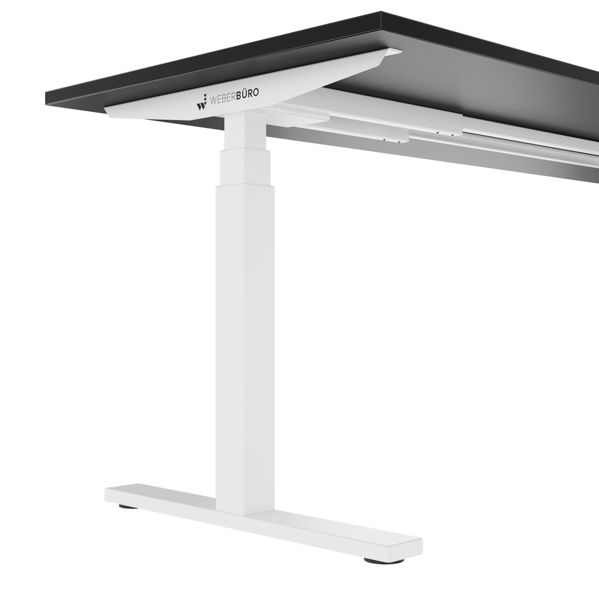 TELDRA Office, 2-Motoren-Schreibtisch | 1200 - 1800 x 800 mm, elektrisch höhenverstellbar, Schwarz