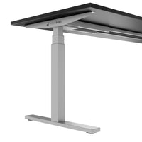 TELDRA Office, 2-motor desk | 1200 - 1600 x 800 mm, electrically height adjustable, black