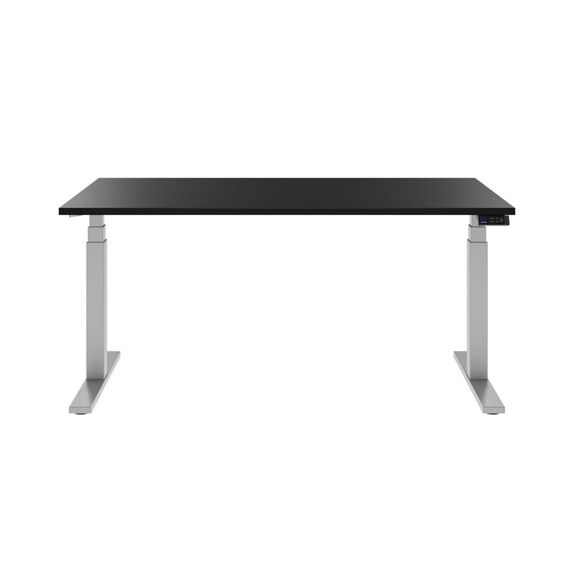 TELDRA Office, 2-Motoren-Schreibtisch | 1200 - 1800 x 800 mm, elektrisch höhenverstellbar, Schwarz