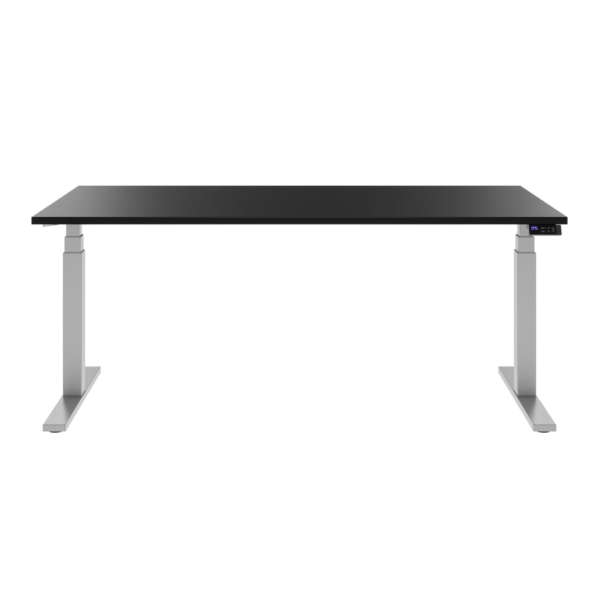 TELDRA Office, 2-Motoren-Schreibtisch | 1200 - 1800 mm, elektrisch höhenverstellbar, Schwarz