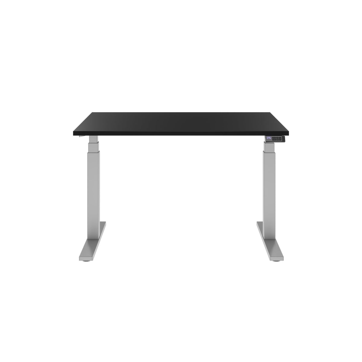 TELDRA Office, 2-Motoren-Schreibtisch | 1200 - 1800 mm, elektrisch höhenverstellbar, Schwarz