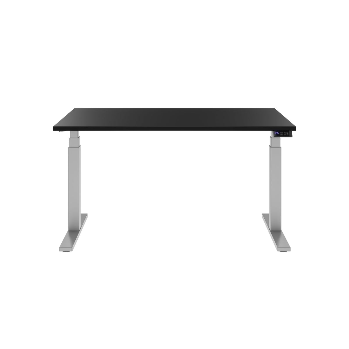 TELDRA Office, 2-Motoren-Schreibtisch | 1200 - 1800 mm, elektrisch höhenverstellbar, Schwarz