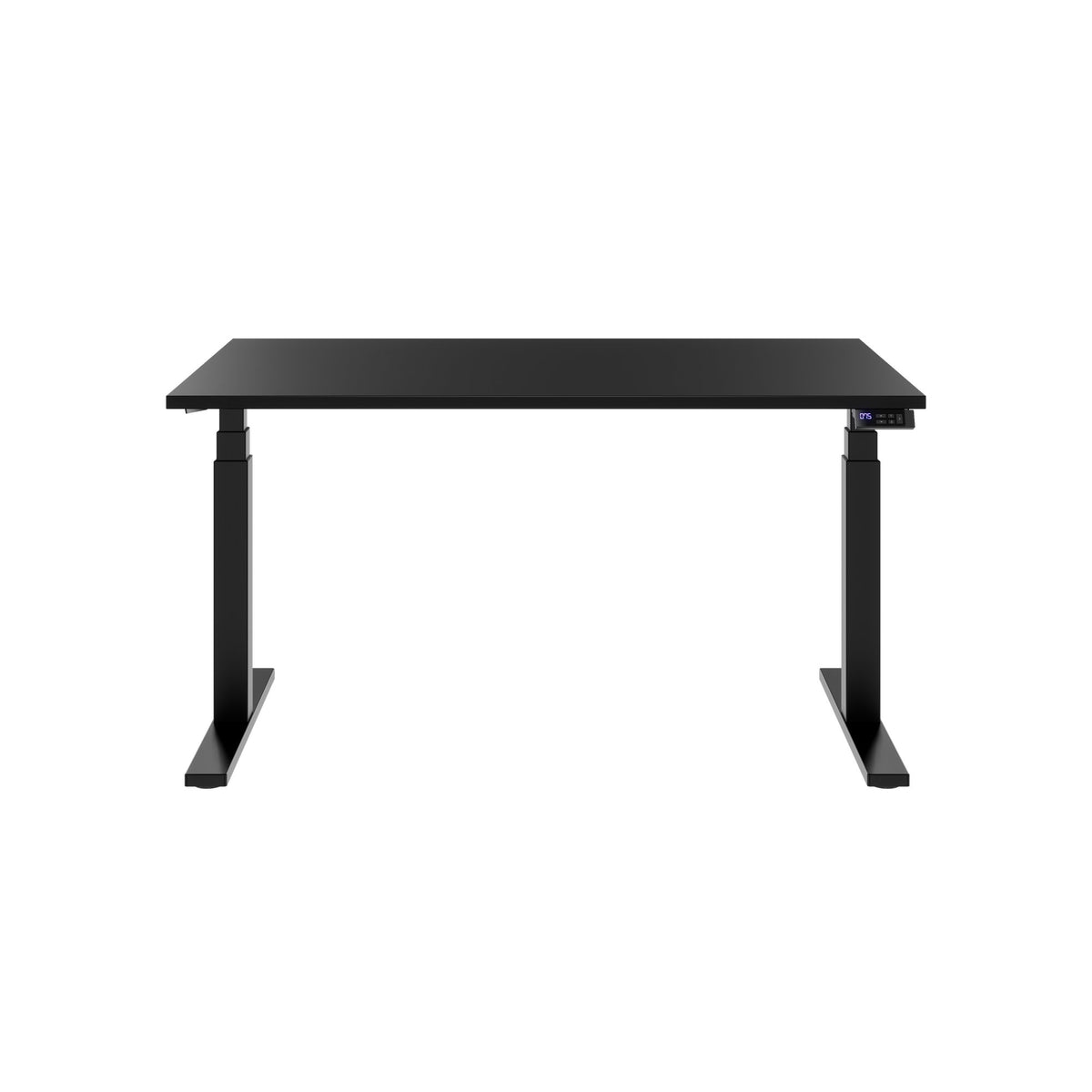 TELDRA Office, 2-Motoren-Schreibtisch | 1200 - 1800 mm, elektrisch höhenverstellbar, Schwarz