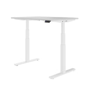 TELDRA Office, 2-motor desk | 1200 - 1800 x 800 mm, electrically height adjustable, pearl gray