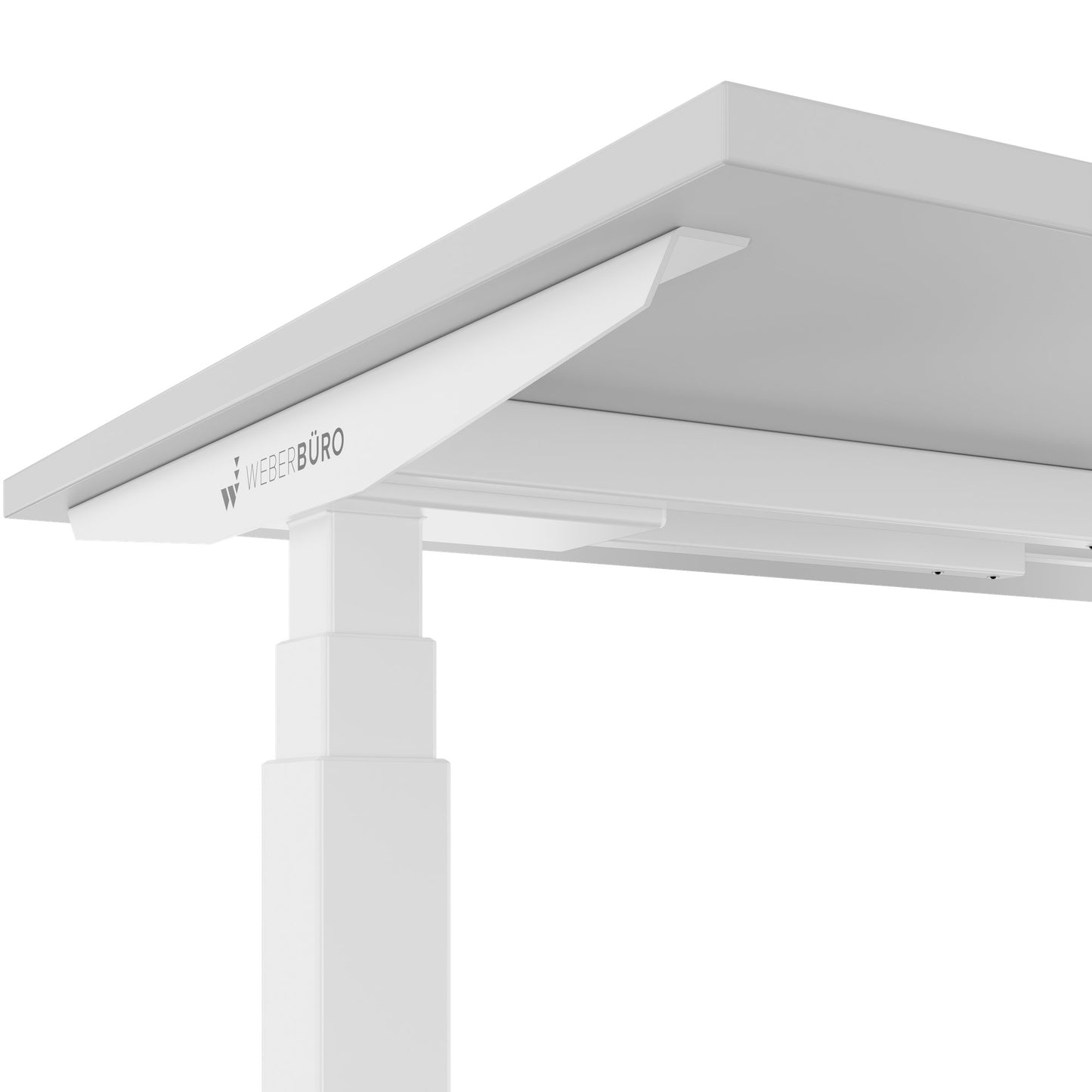 TELDRA Office, 2-motor desk | 1200 - 1800 x 800 mm, electrically height adjustable, pearl gray