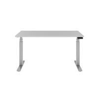 TELDRA Office, 2-motor desk | 1200 - 1800 x 800 mm, electrically height adjustable, pearl gray