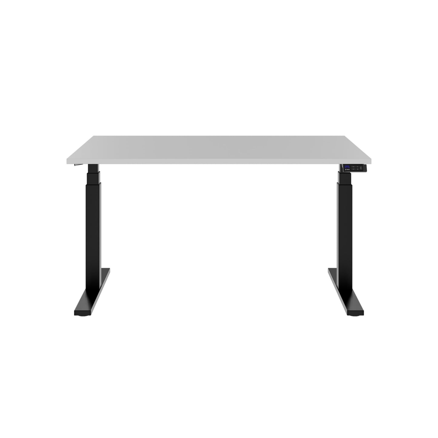 TELDRA Office, 2-motor desk | 1200 - 1800 x 800 mm, electrically height adjustable, pearl gray