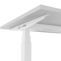 TELDRA Office, 2-motor desk | 1200 - 1800 x 800 mm, electrically height adjustable, pearl gray