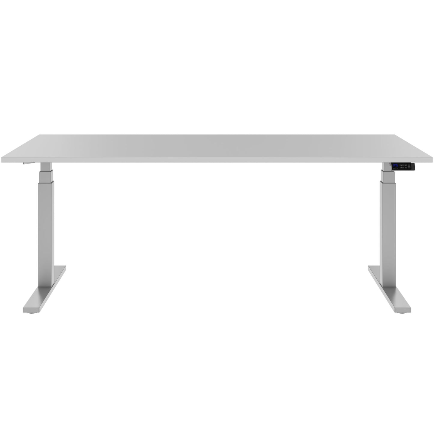 TELDRA Office, 2-motor desk | 1200 - 1800 x 800 mm, electrically height adjustable, pearl gray