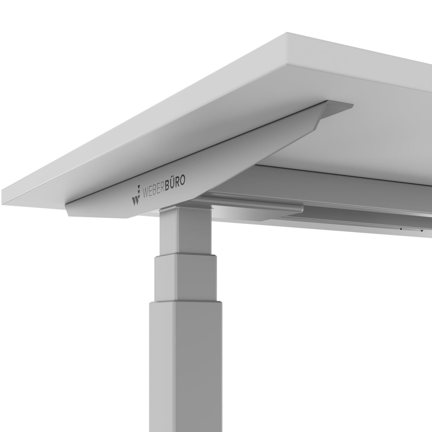 TELDRA Office, 2-motor desk | 1200 - 1800 x 800 mm, electrically height adjustable, pearl gray