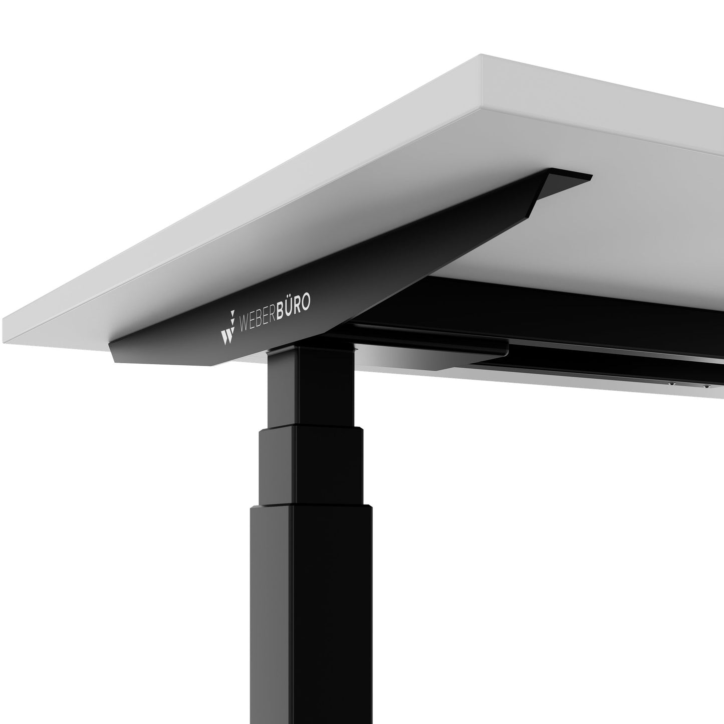 TELDRA Office, 2-motor desk | 1200 - 1800 x 800 mm, electrically height adjustable, pearl gray