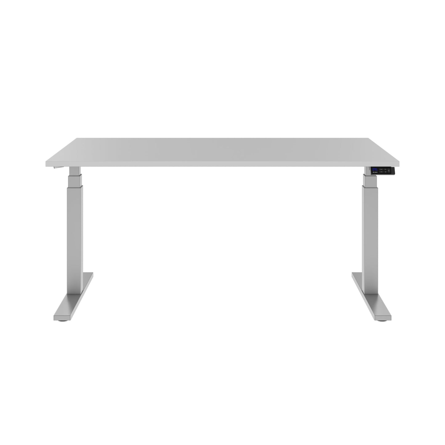 TELDRA Office, 2-motor desk | 1200 - 1800 x 800 mm, electrically height adjustable, pearl gray