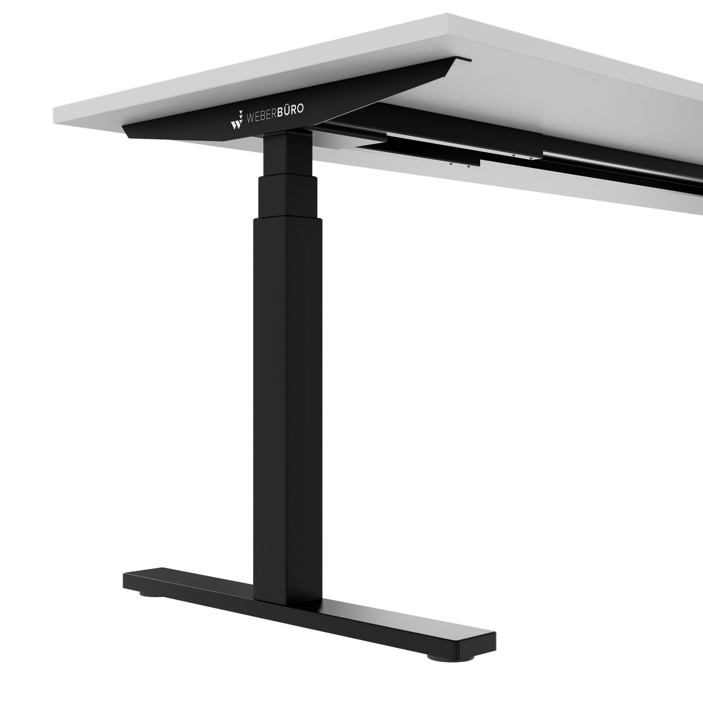 TELDRA Office, 2-motor desk | 1200 - 1800 x 800 mm, electrically height adjustable, pearl gray