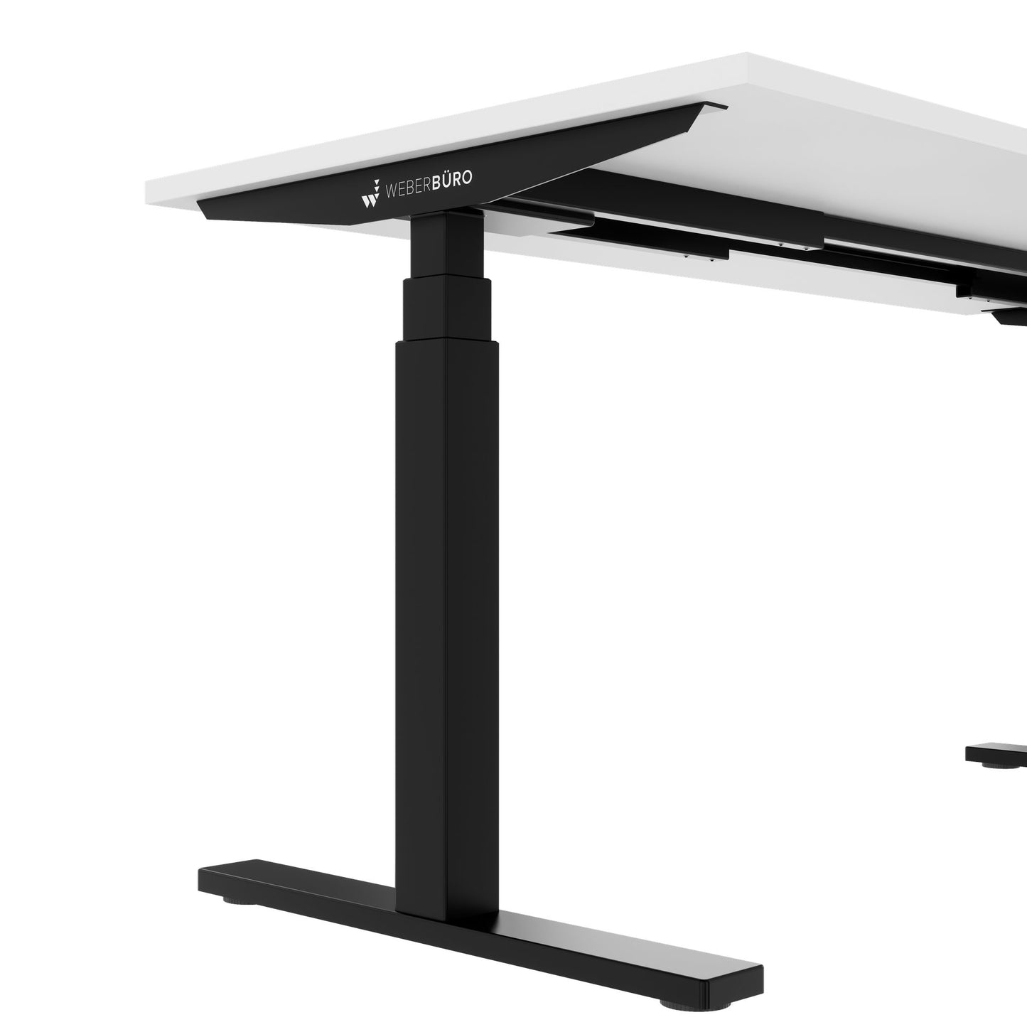 TELDRA Office, 2-Motoren-Schreibtisch | 1200 - 2000 mm, elektrisch höhenverstellbar, Weiß