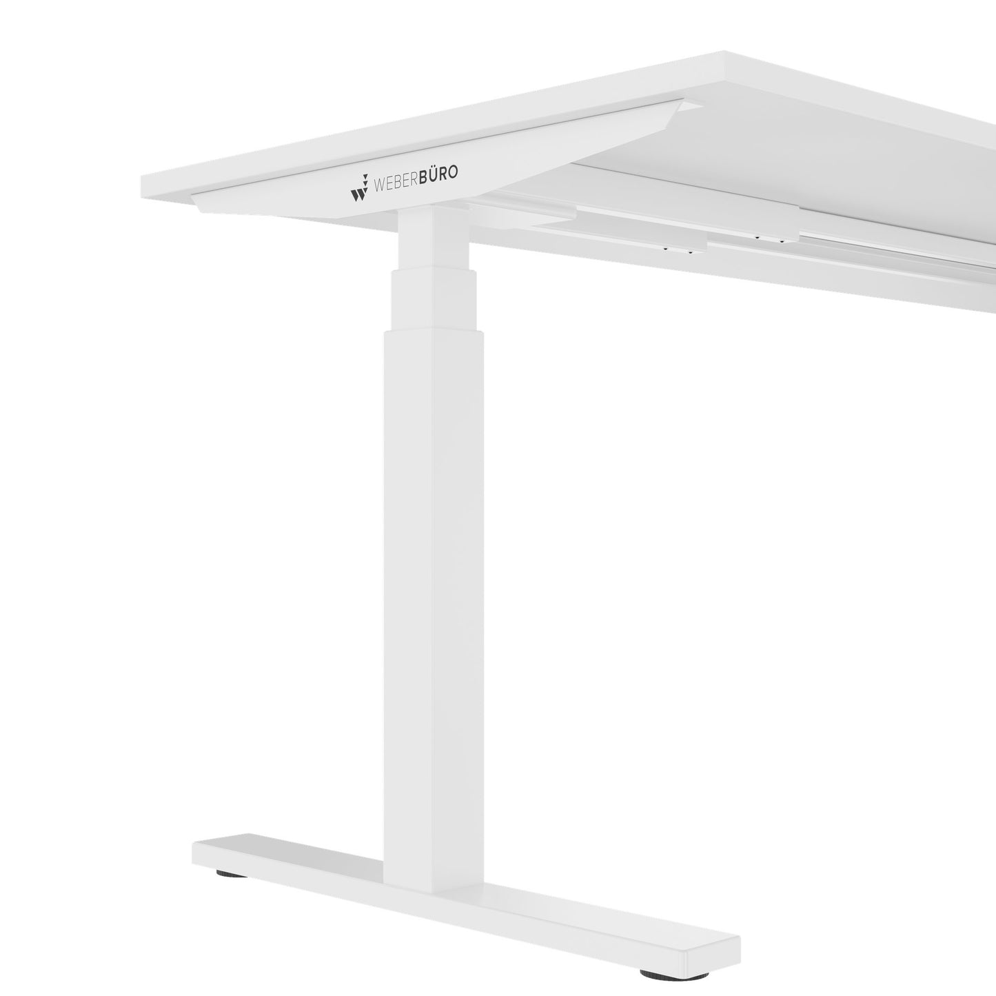 TELDRA Office, 2-Motoren-Schreibtisch | 1200 - 2000 mm, elektrisch höhenverstellbar, Weiß