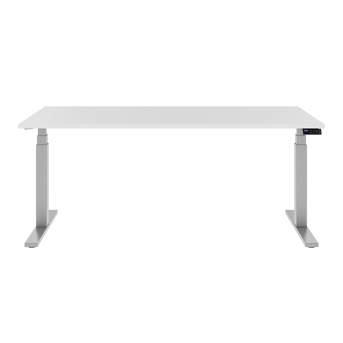 TELDRA Office, 2-Motoren-Schreibtisch | 1200 - 2000 mm, elektrisch höhenverstellbar, Weiß