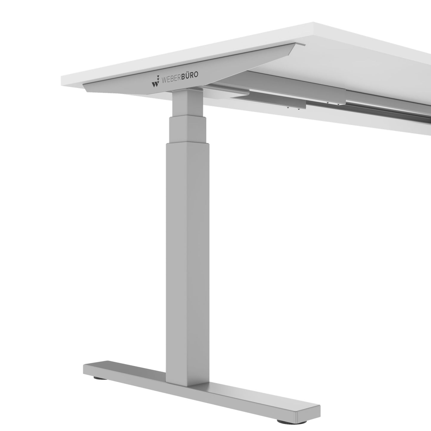 TELDRA Office, 2-Motoren-Schreibtisch | 1200 - 2000 mm, elektrisch höhenverstellbar, Weiß
