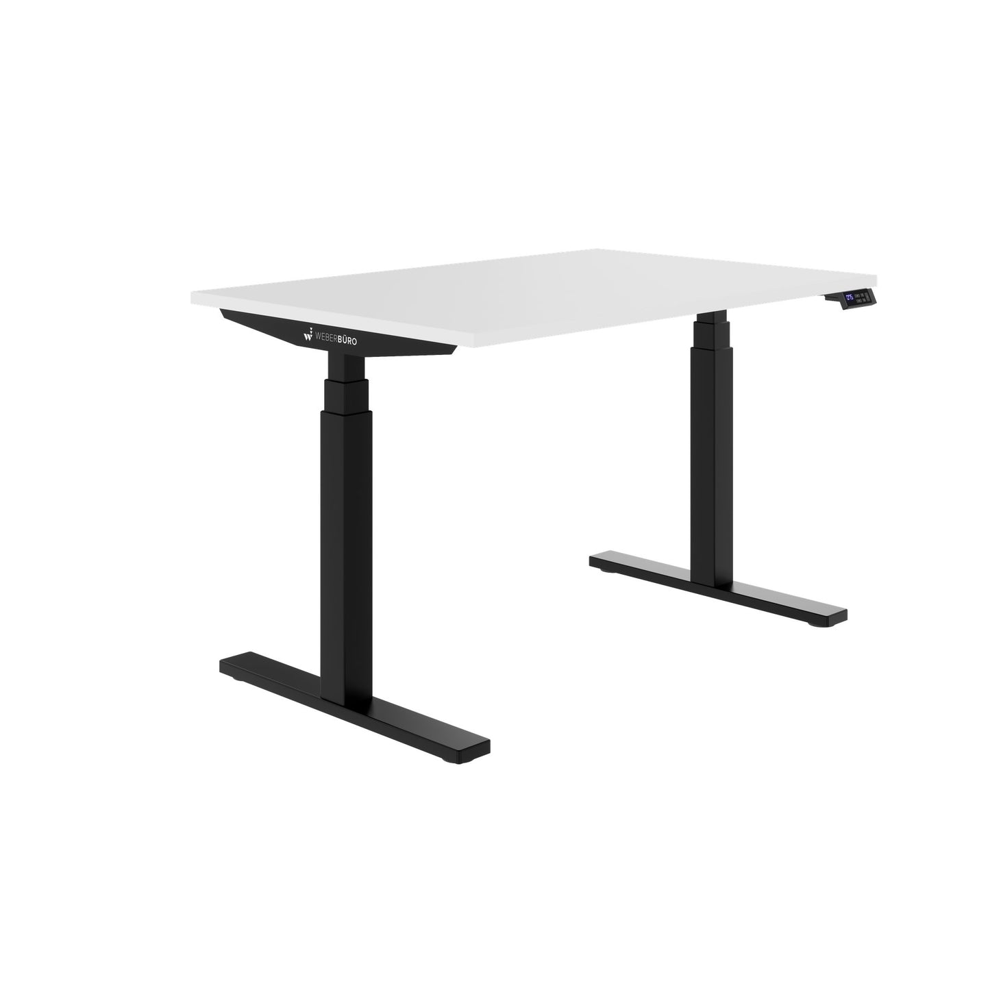 TELDRA Office, 2-Motoren-Schreibtisch | 1200 - 2000 mm, elektrisch höhenverstellbar, Weiß