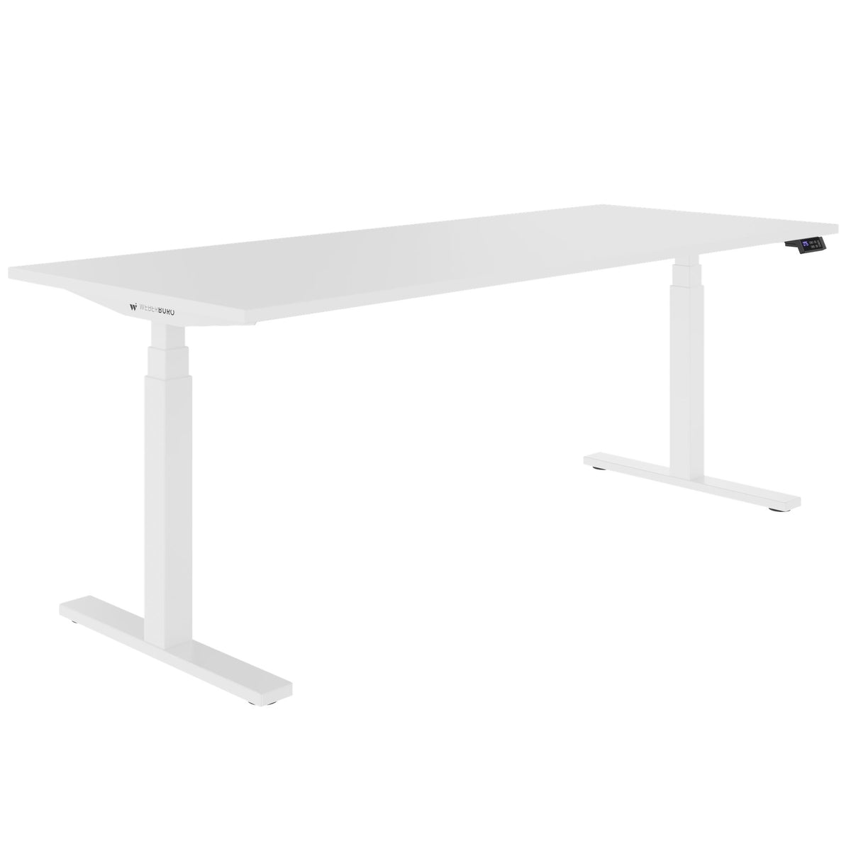 TELDRA Office, 2-Motoren-Schreibtisch | 1200 - 2000 mm, elektrisch höhenverstellbar, Weiß