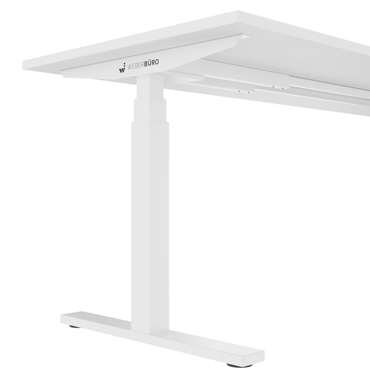 TELDRA Office, 2-Motoren-Schreibtisch | 1200 - 2000 mm, elektrisch höhenverstellbar, Weiß
