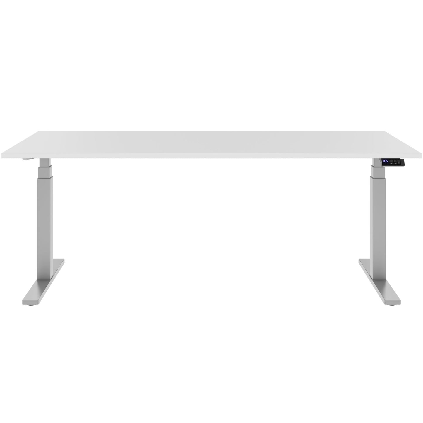 TELDRA Office, 2-Motoren-Schreibtisch | 1200 - 2000 mm, elektrisch höhenverstellbar, Weiß