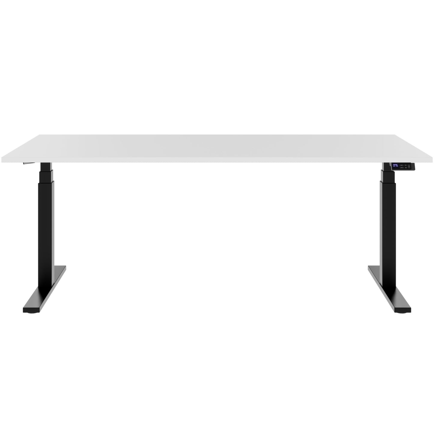 TELDRA Office, 2-Motoren-Schreibtisch | 1200 - 2000 mm, elektrisch höhenverstellbar, Weiß