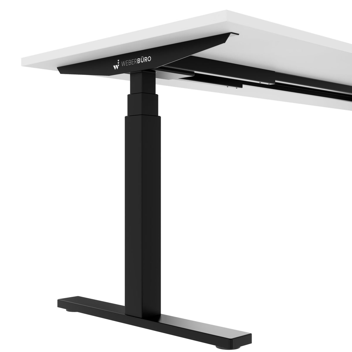 TELDRA Office, 2-Motoren-Schreibtisch | 1200 - 2000 mm, elektrisch höhenverstellbar, Weiß