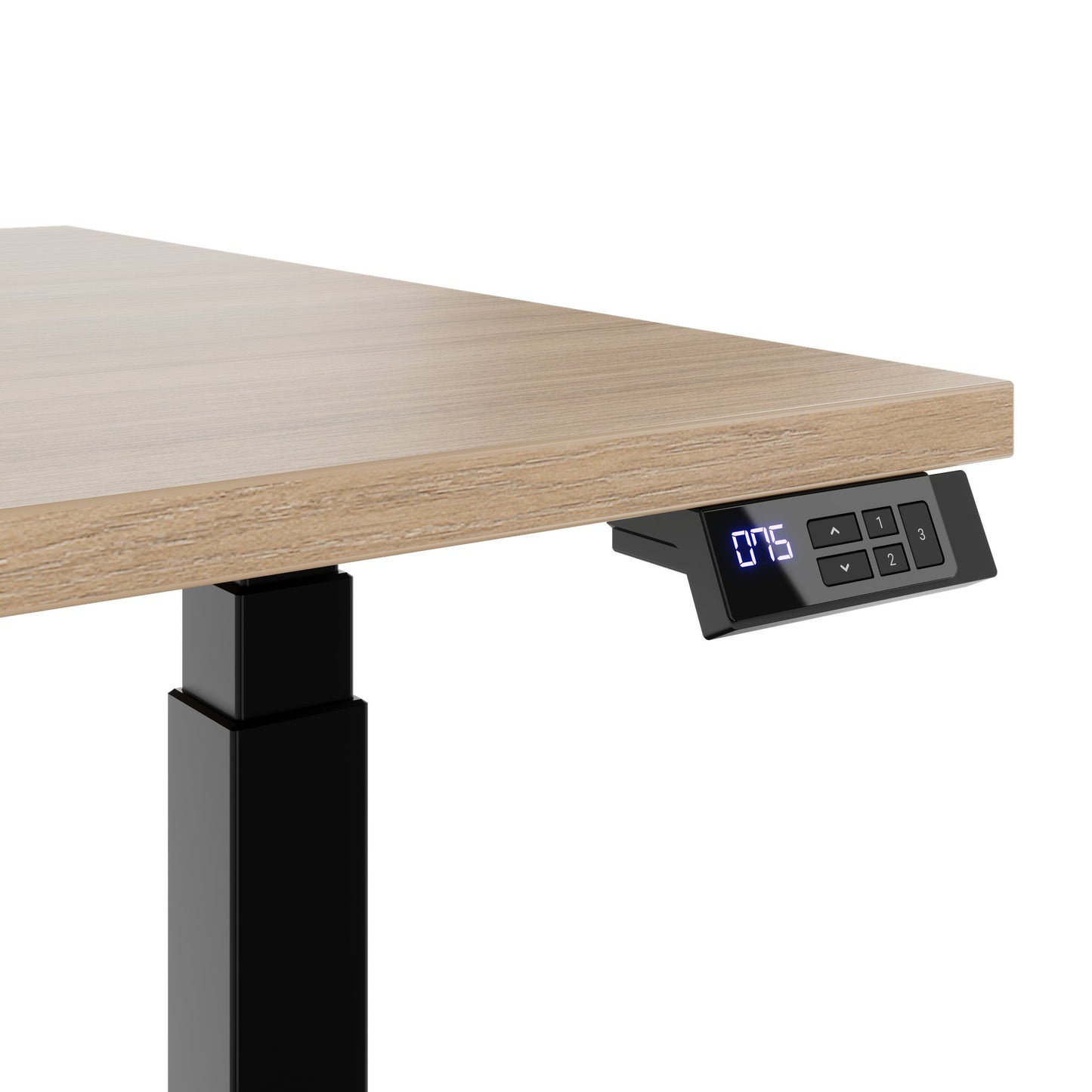 TELDRA Office, 2-Motoren-Schreibtisch | 1200 - 2000 mm, elektrisch höhenverstellbar, Bernsteineiche