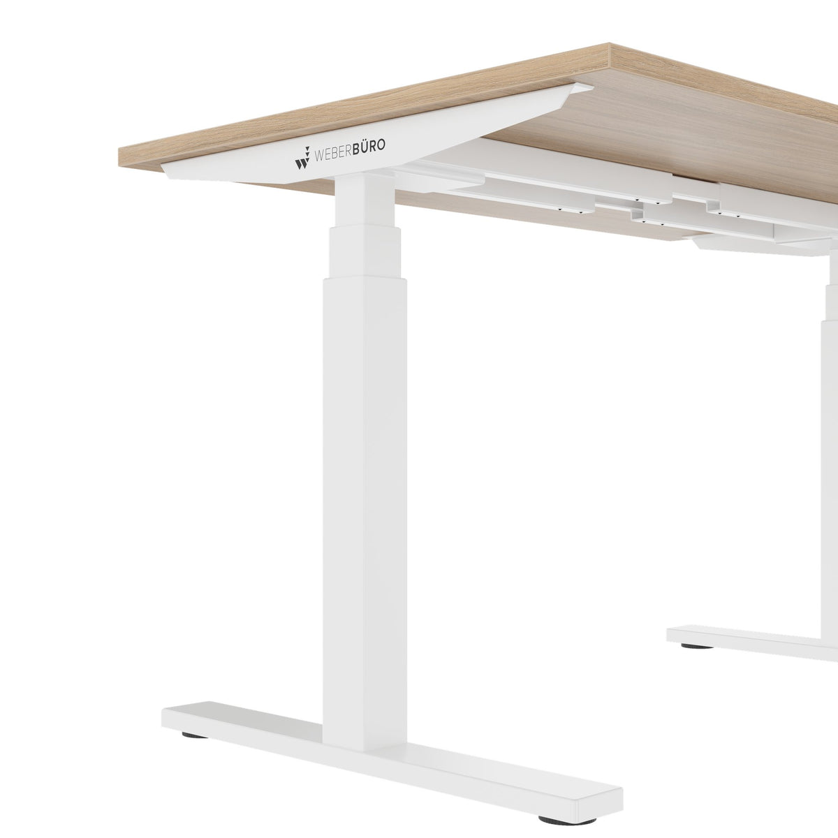 TELDRA Office, 2-Motoren-Schreibtisch | 1200 - 2000 mm, elektrisch höhenverstellbar, Bernsteineiche
