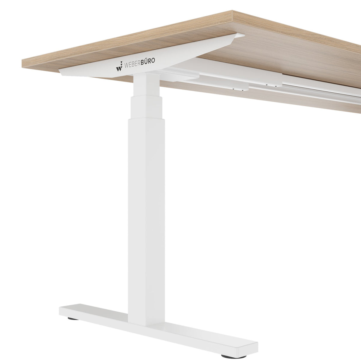 TELDRA Office, 2-Motoren-Schreibtisch | 1200 - 2000 mm, elektrisch höhenverstellbar, Bernsteineiche