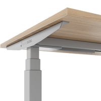 TELDRA Office, 2-motor desk | 1200 - 2000 x 800 mm, electrically height adjustable, amber oak