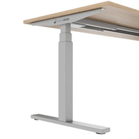 TELDRA Office, 2-motor desk | 1200 - 2000 x 800 mm, electrically height adjustable, amber oak